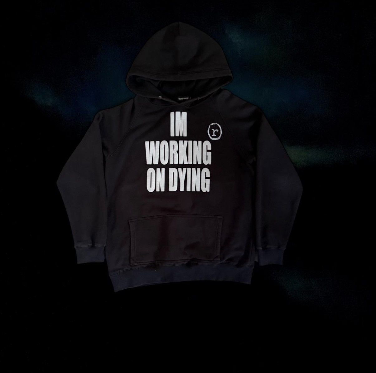 Reckless Scholars I’m Working On Dying puff print hoodie Size US XXL / EU 58 / 5 - 1 Thumbnail