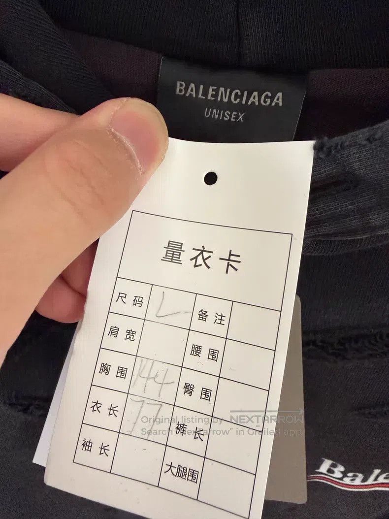 Balenciaga Balenciaga Coca-Cola Distressed Ripped Hooded Sweatshirt Size US L / EU 52-54 / 3 - 3 Thumbnail