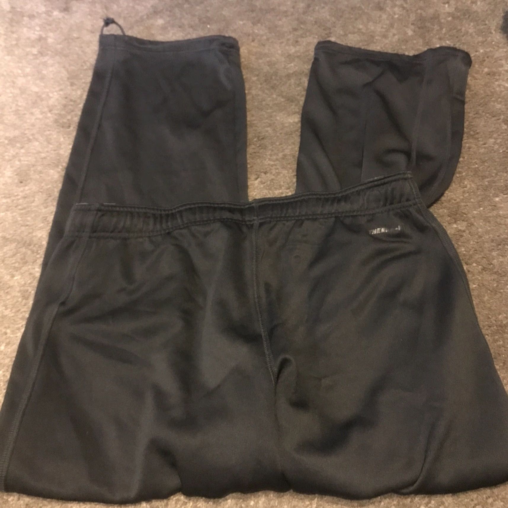 Nike Nike Therma KO knockout fleece pants Mens M Black Straight Pockets Athletic Jogging Sweatpants Style 379431010 Size US 31 - 3 Thumbnail