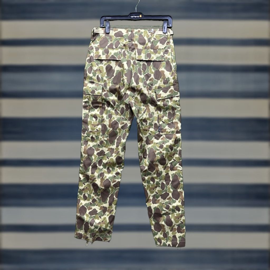 Vintage Mil-Tec BDU Pants Mens Small Pacific Camouflage Cargo Adjustable Waist 28x31 Green Regular Straight Size US 29 - 1 Thumbnail