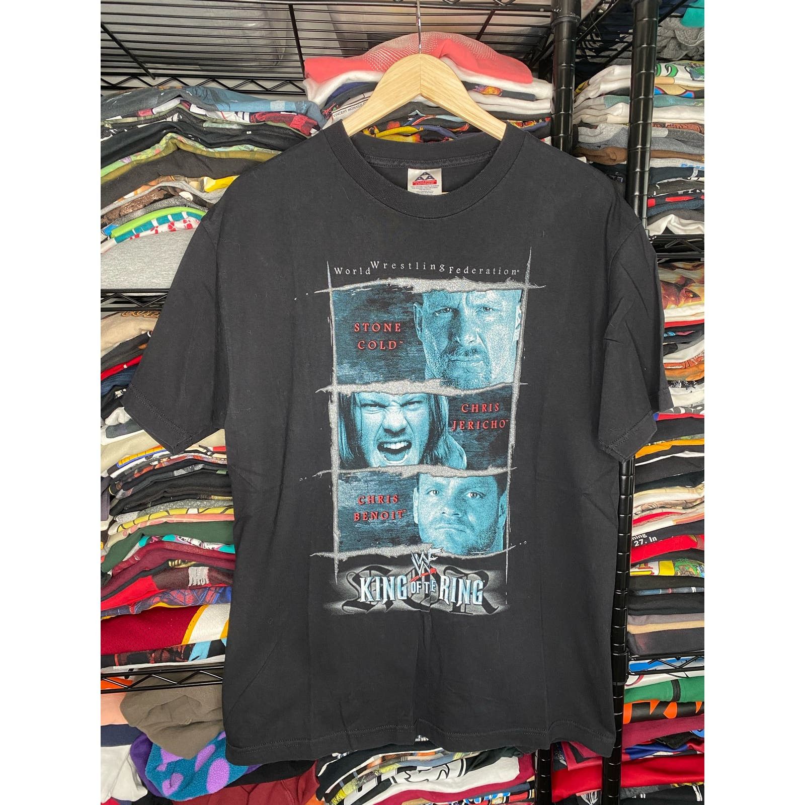 Vintage × WWF Vintage 2001 WWF King of The Ring Wrestling Large T-Shirt Size US L / EU 52-54 / 3 - 1 Thumbnail