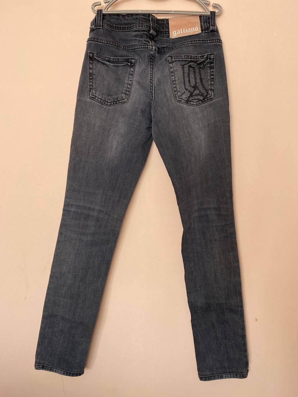 John Galliano × Vintage 🖤Rare Vintage John Galliano jeans big logo Size 28" / US 6 / IT 42 - 3 Thumbnail