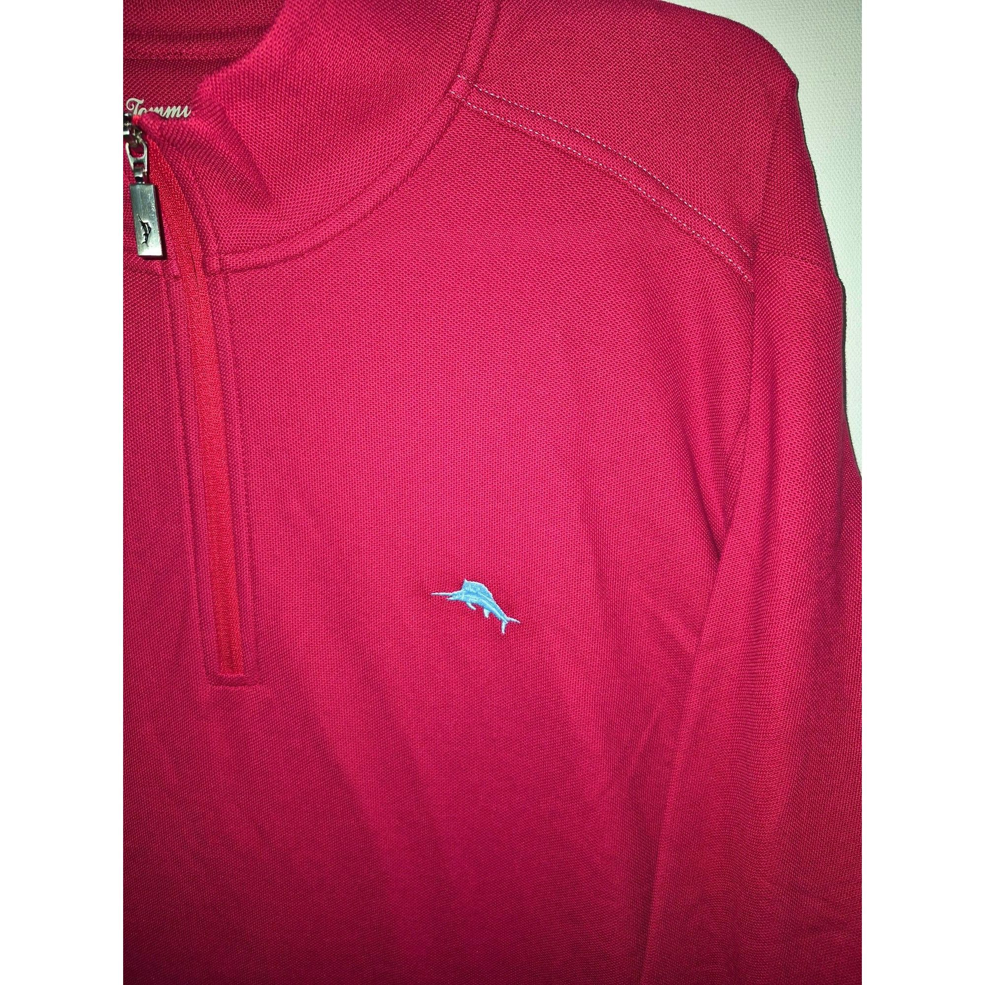 Tommy Bahama Tommy Bahama IslandZone Supima Cotton 1/4 Zip Pullover Shirt Size US L / EU 52-54 / 3 - 4 Thumbnail