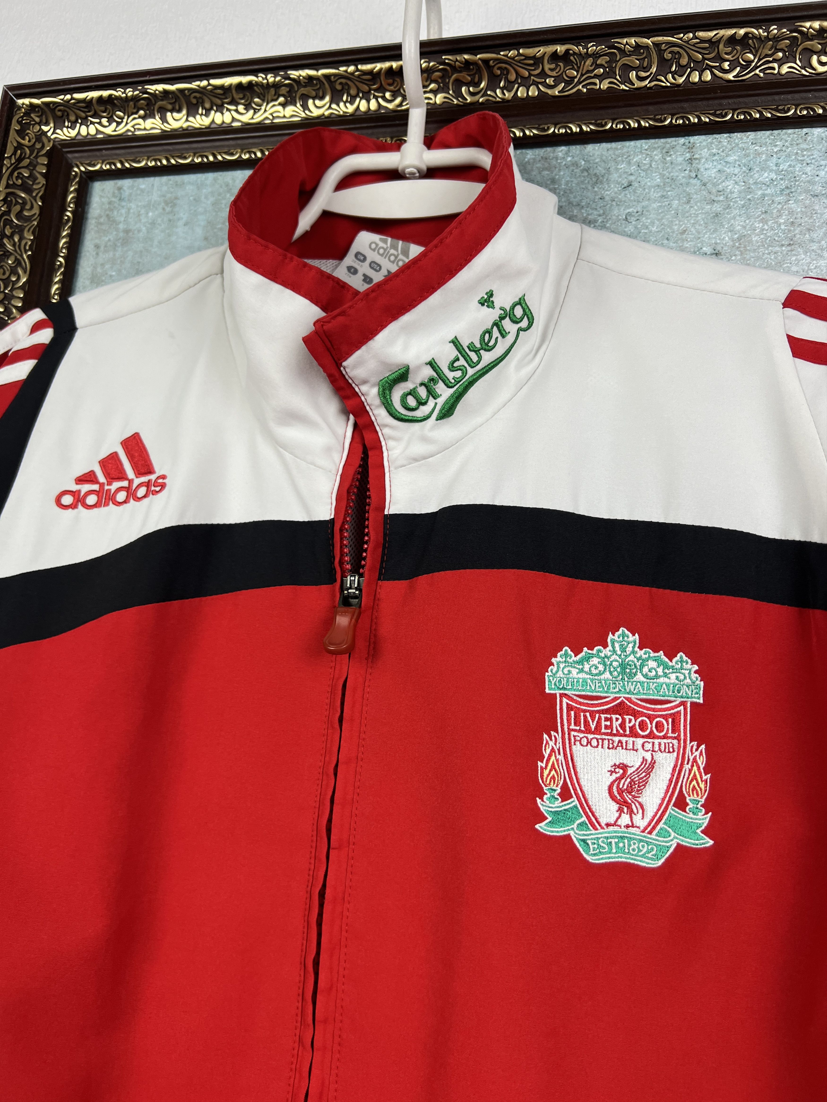 Adidas Vintage Liverpool Football Jacket Soccer Track Top Rare Size US M / EU 48-50 / 2 - 3 Thumbnail