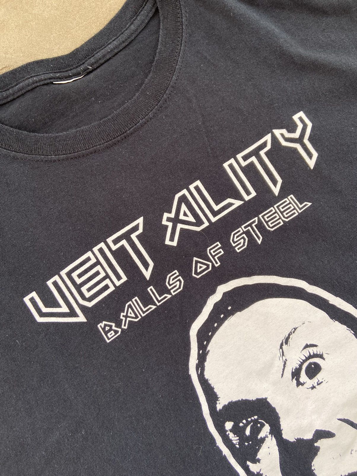 Hysteric Glamour × Japanese Brand × Vintage Vintage Archival Washed Veit Ality BallsOfSteel No Seam Tee Size US L / EU 52-54 / 3 - 6 Thumbnail