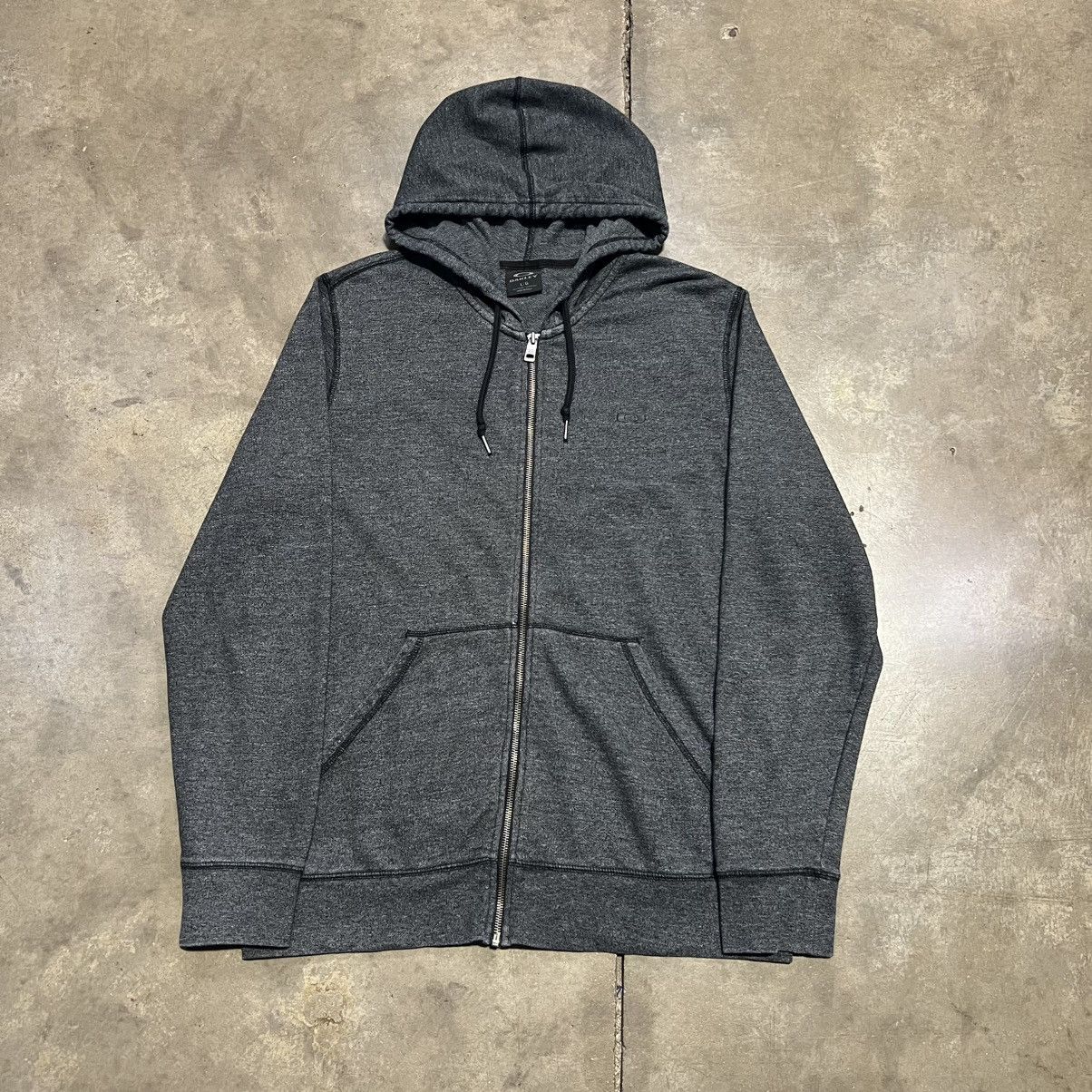 Oakley × Vintage Vintage Y2K Oakley Software Zip Up Hoodie Sweatshirt Logo Size US L / EU 52-54 / 3 - 1 Thumbnail