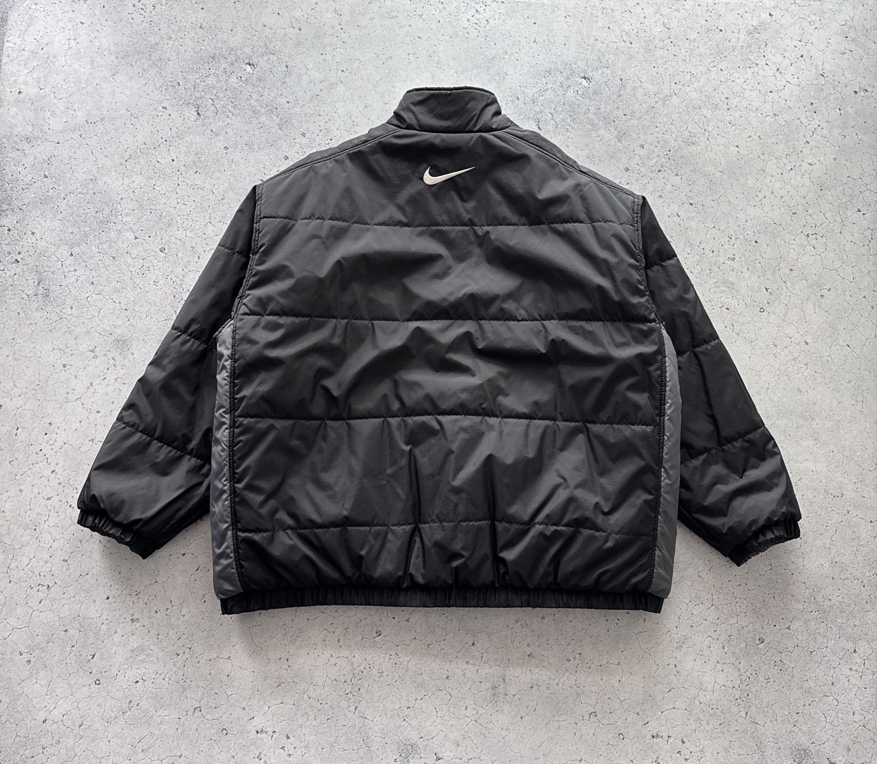 Nike Nike Vintage 00s Reversible Down Track Jacket Zip Size US XXL / EU 58 / 5 - 9 Thumbnail