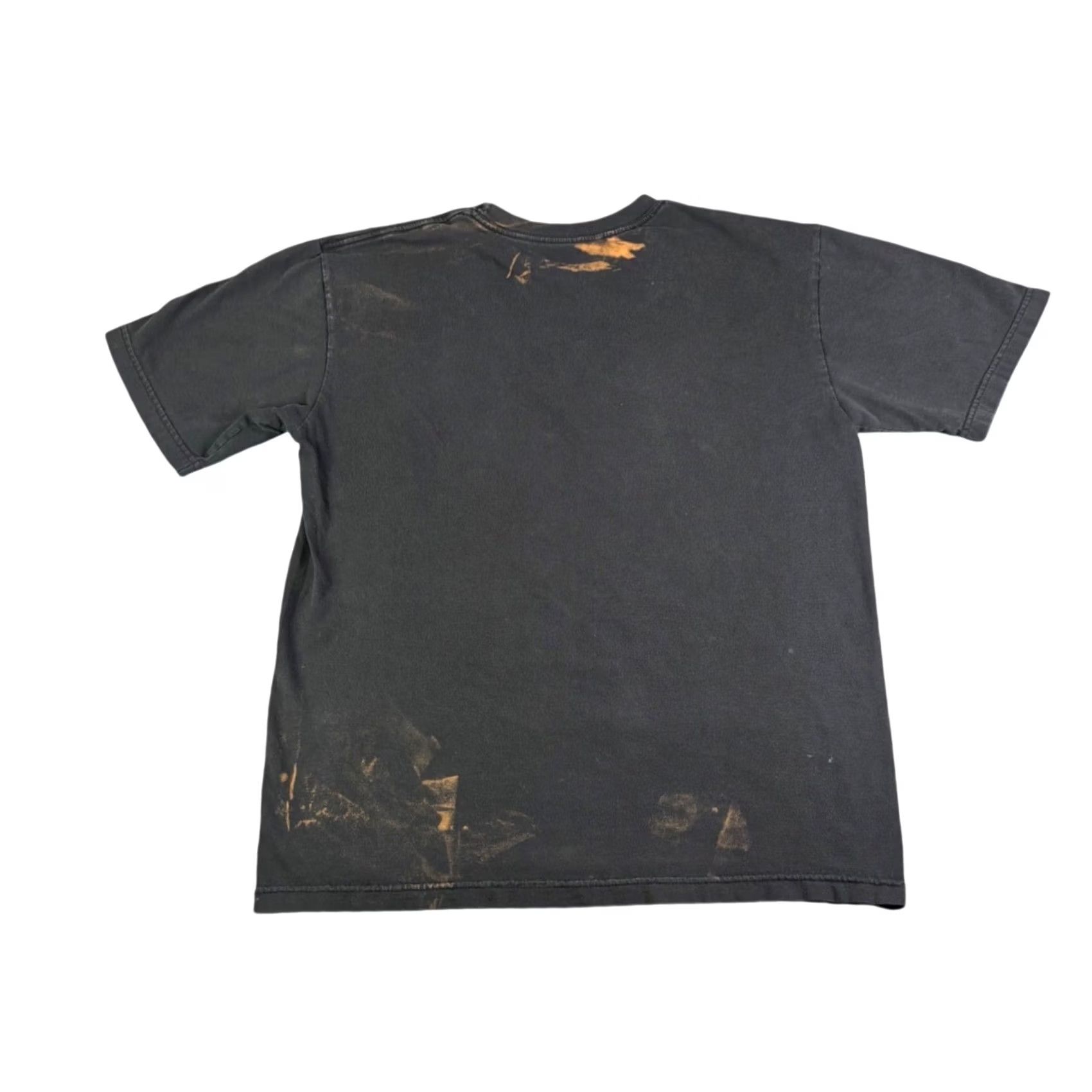 Volcom VINTAGE Volcom Graphic T-Shirt Mens Large Black Bleach Dye Distressed Skate Tee Size US L / EU 52-54 / 3 - 3 Thumbnail