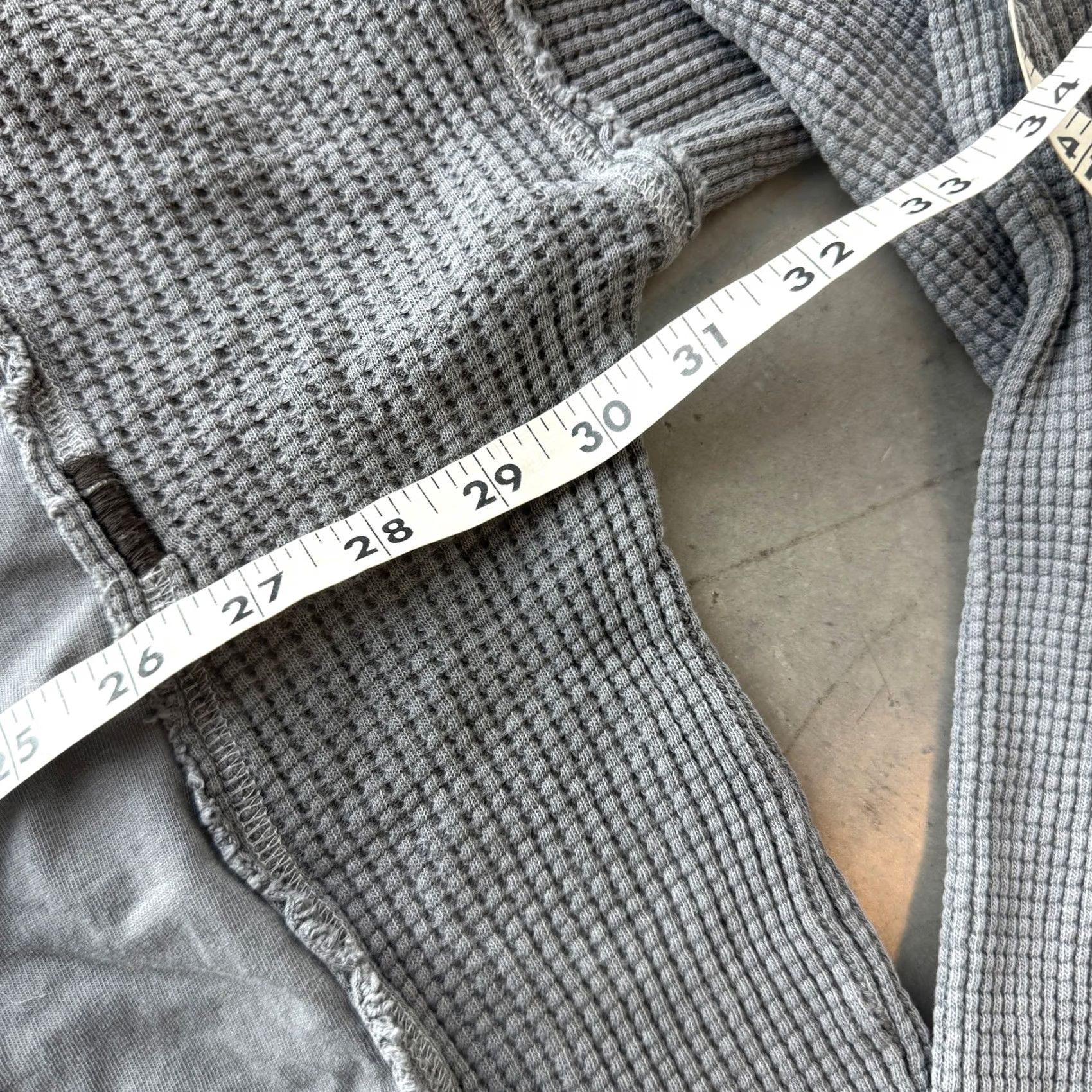Vintage VINTAGE NFR Western Finals Rodeo Thermal Waffle Knit Longsleeve Tee XXL Women Gray Size XXL / US 16-18 / IT 52-54 - 4 Thumbnail
