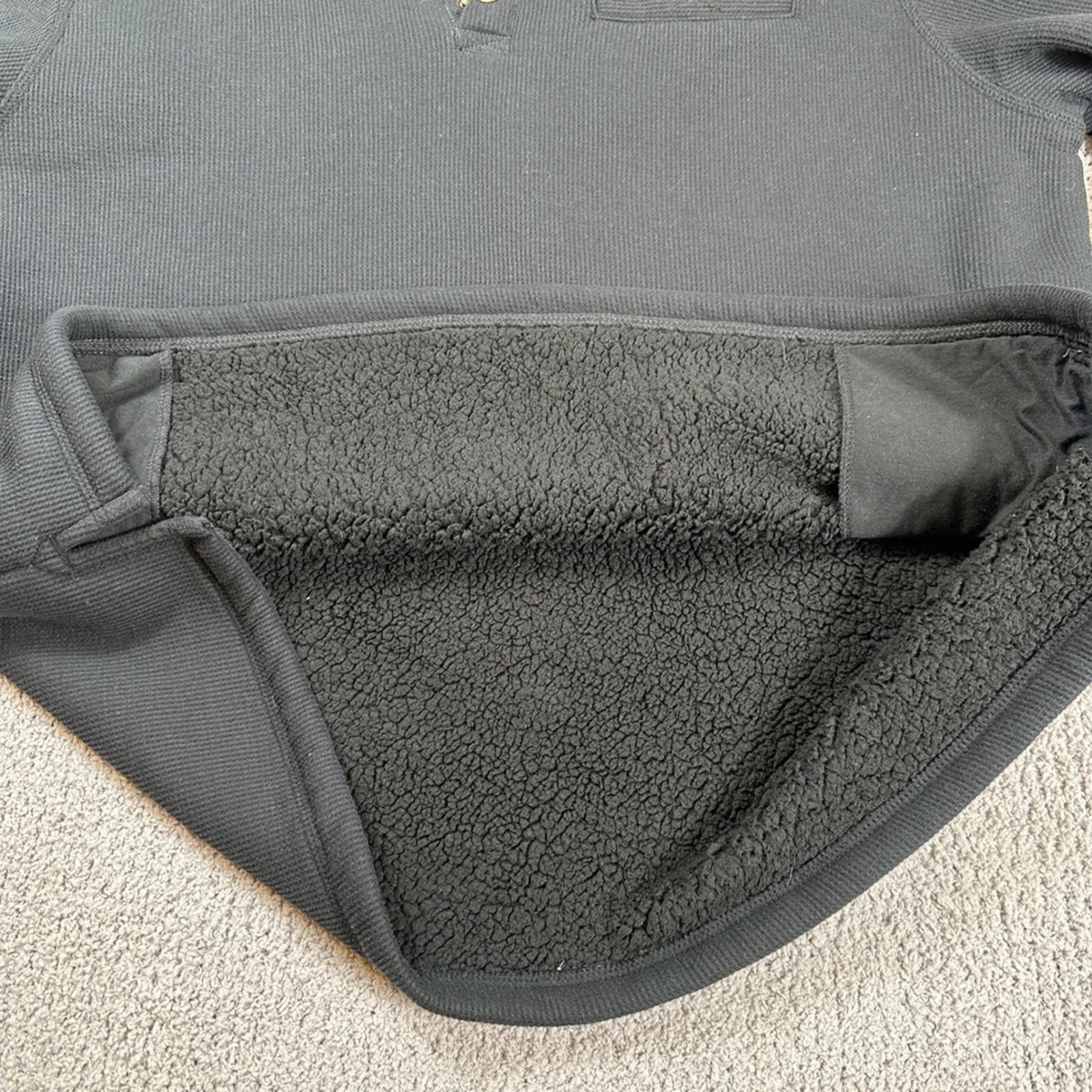 Other RW Rugged Wear Mens Thermal Henley Pullover Sherpa Black XXL Size US XXL / EU 58 / 5 - 5 Thumbnail