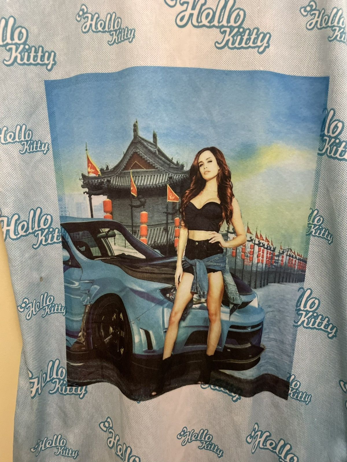Vintage 4WAY55 Boot Chinese Sports Car Hello Kitty Blue Graphic Top Size S / US 4 / IT 40 - 2 Thumbnail