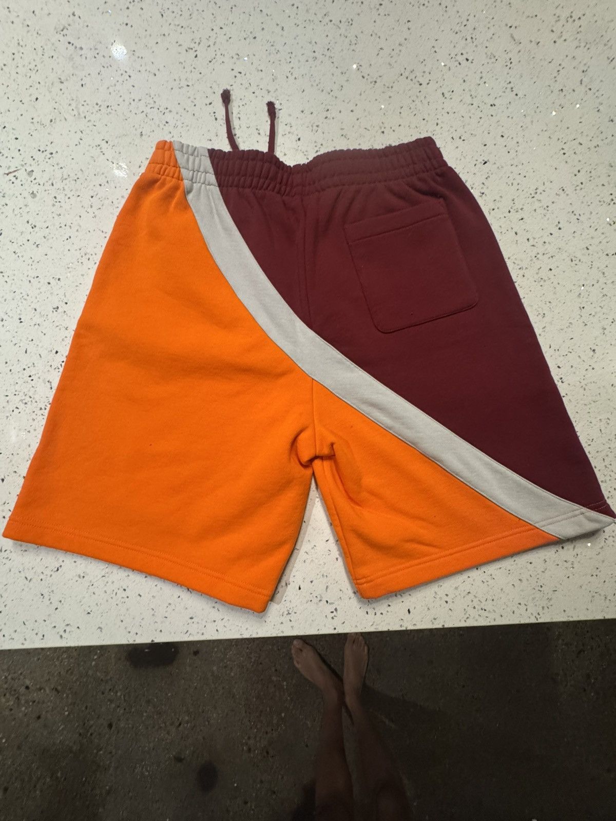 Supreme Supreme Big Letter Water Short Dark Orange | Grailed