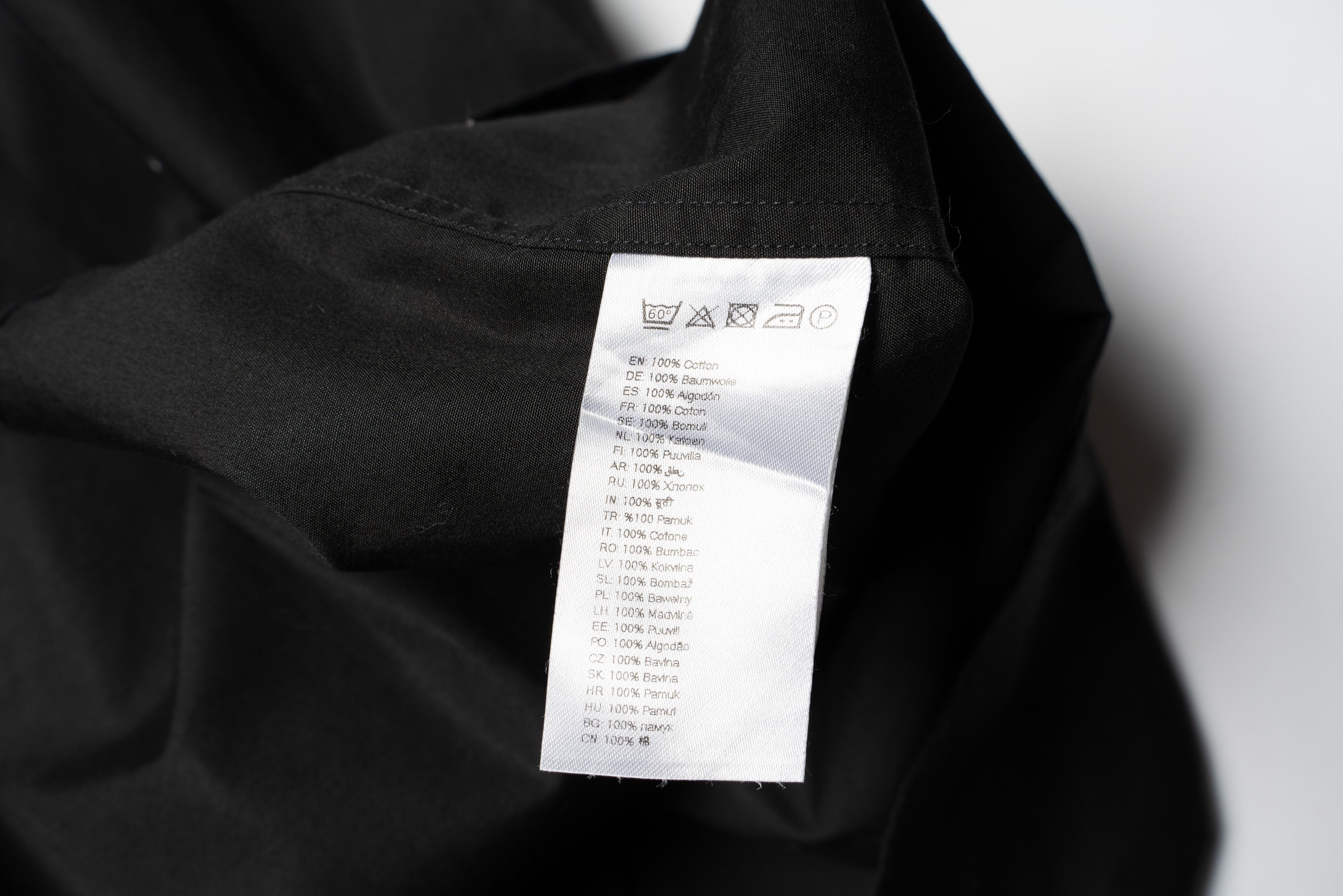 Eton 🔵 ETON Black Cotton Button Up Shirt Size US XL / EU 56 / 4 - 6 Thumbnail