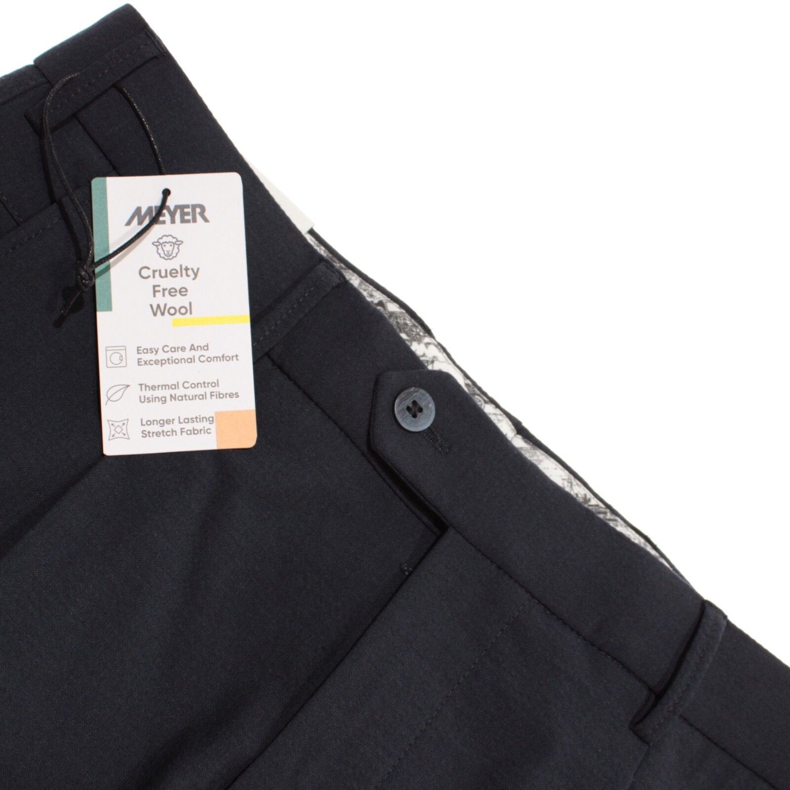 Other Meyer New with tags Dress Pants Size 34 US In Blue Size US 34 / EU 50 - 1 Thumbnail