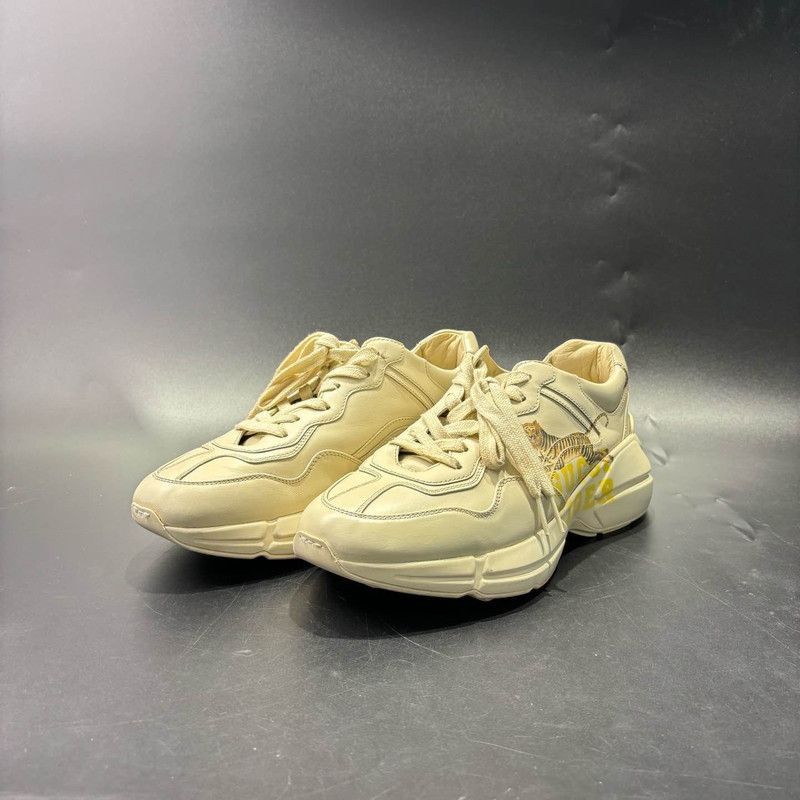 Gucci Gucci Rhyton Leather Low-Top Dad Sneakers - Size US 7.5 / EU 40-41 - 1 Thumbnail