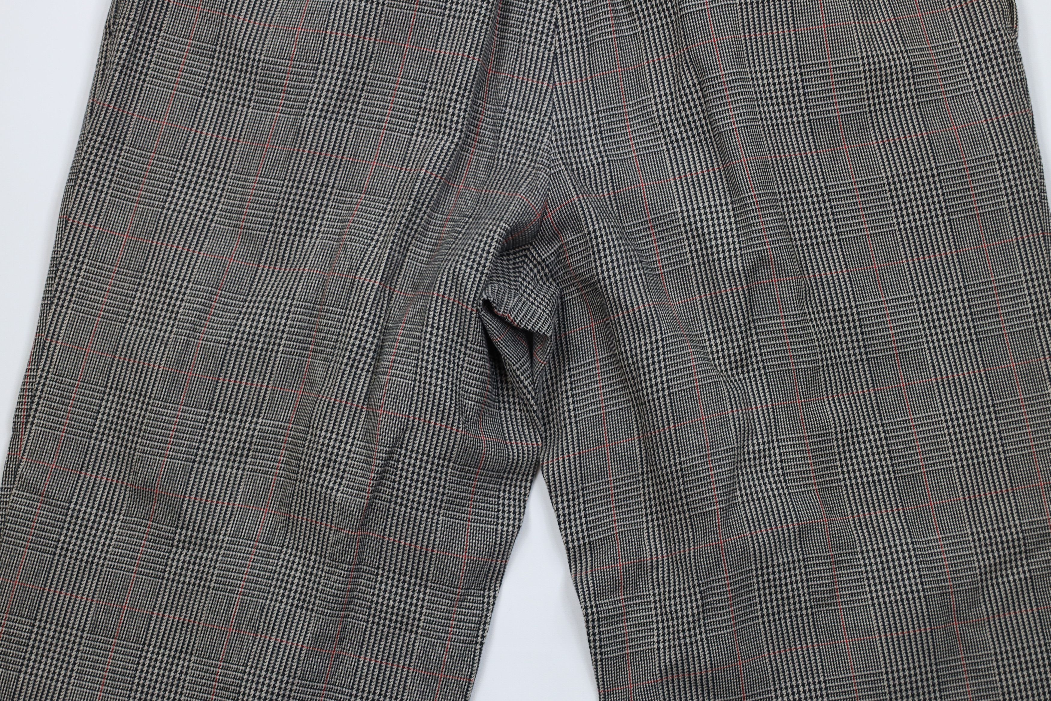 Tommy Hilfiger Vintage 90s Tommy Hilfiger Wide Leg Chino Pants Houndstooth Size US 34 / EU 50 - 12 Thumbnail