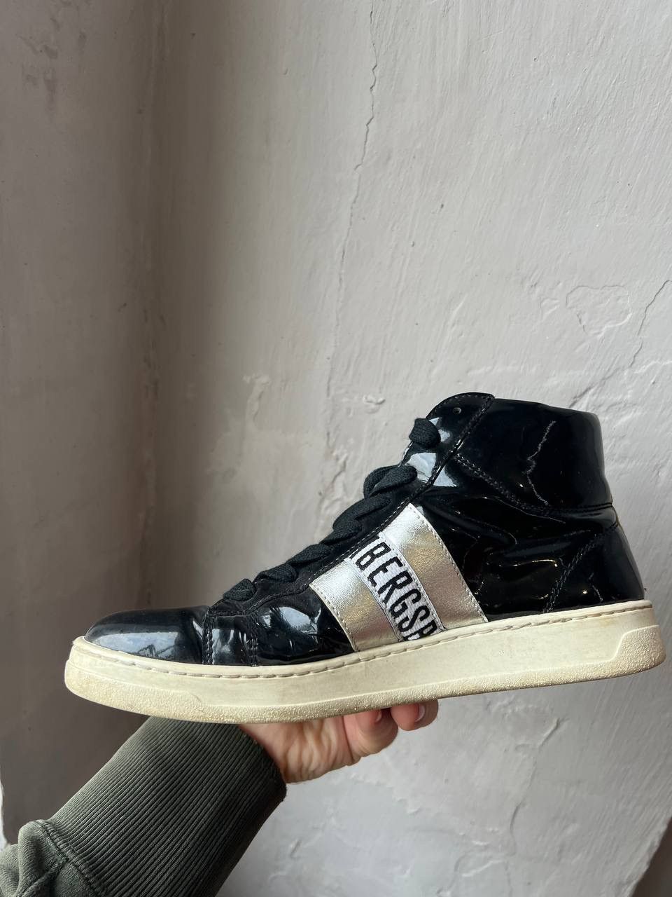 Dirk Bikkembergs DIRK BIKKEMBERGS RARE PATERN LEATHER BLACK TRAINER BOOTS 37 Size US 7 / IT 37 - 6 Thumbnail