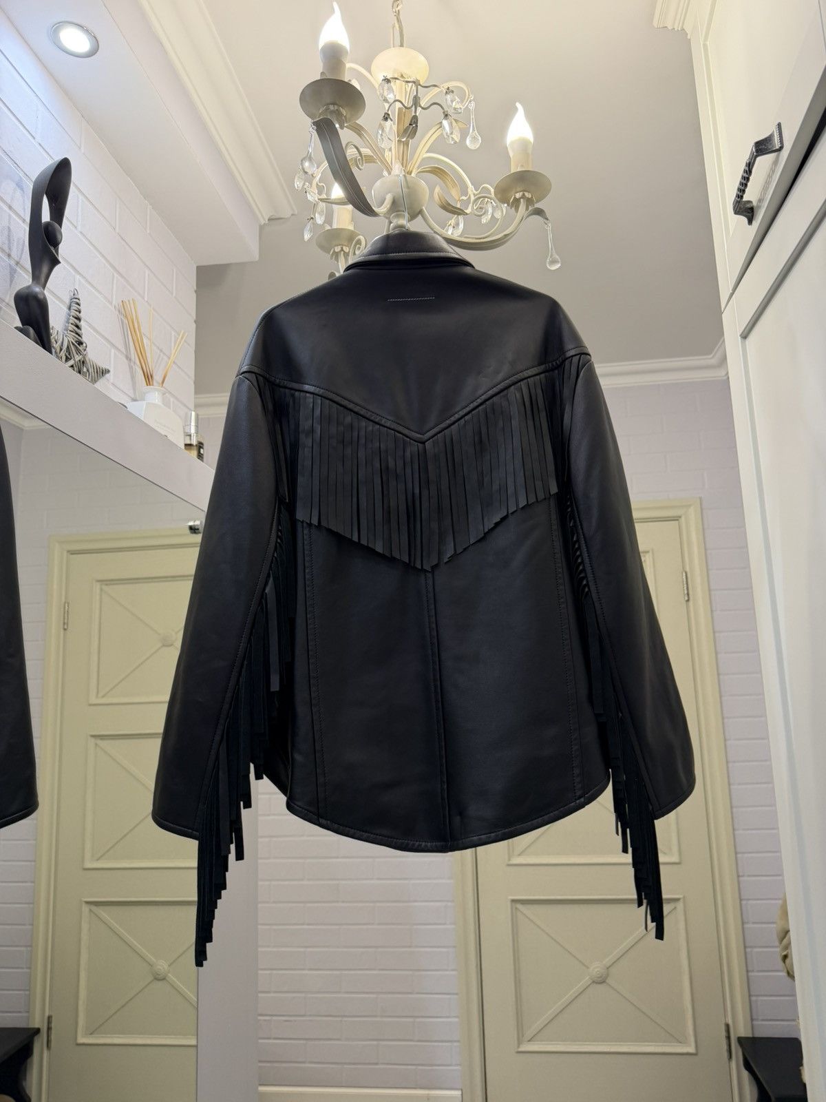 Maison Margiela Maison Margiela Unisex Leather Jacket Size M Size M / US 6-8 / IT 42-44 - 7 Thumbnail