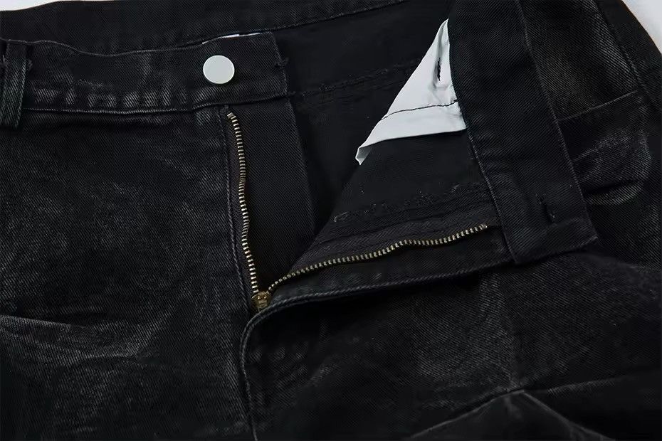Japanese Brand × Other Retro Washed Pleated Wide Leg Denim Size US 35 - 6 Thumbnail