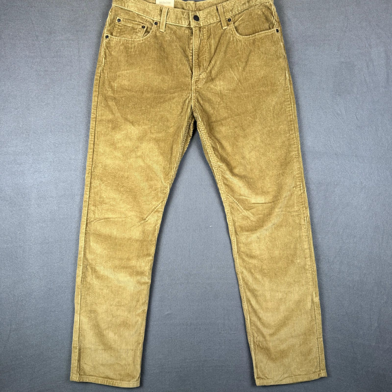 Levi's NWT Levi's Pants Mens 33X30 Brown Corduroy Flat Front Chino Size US 33 - 2 Thumbnail
