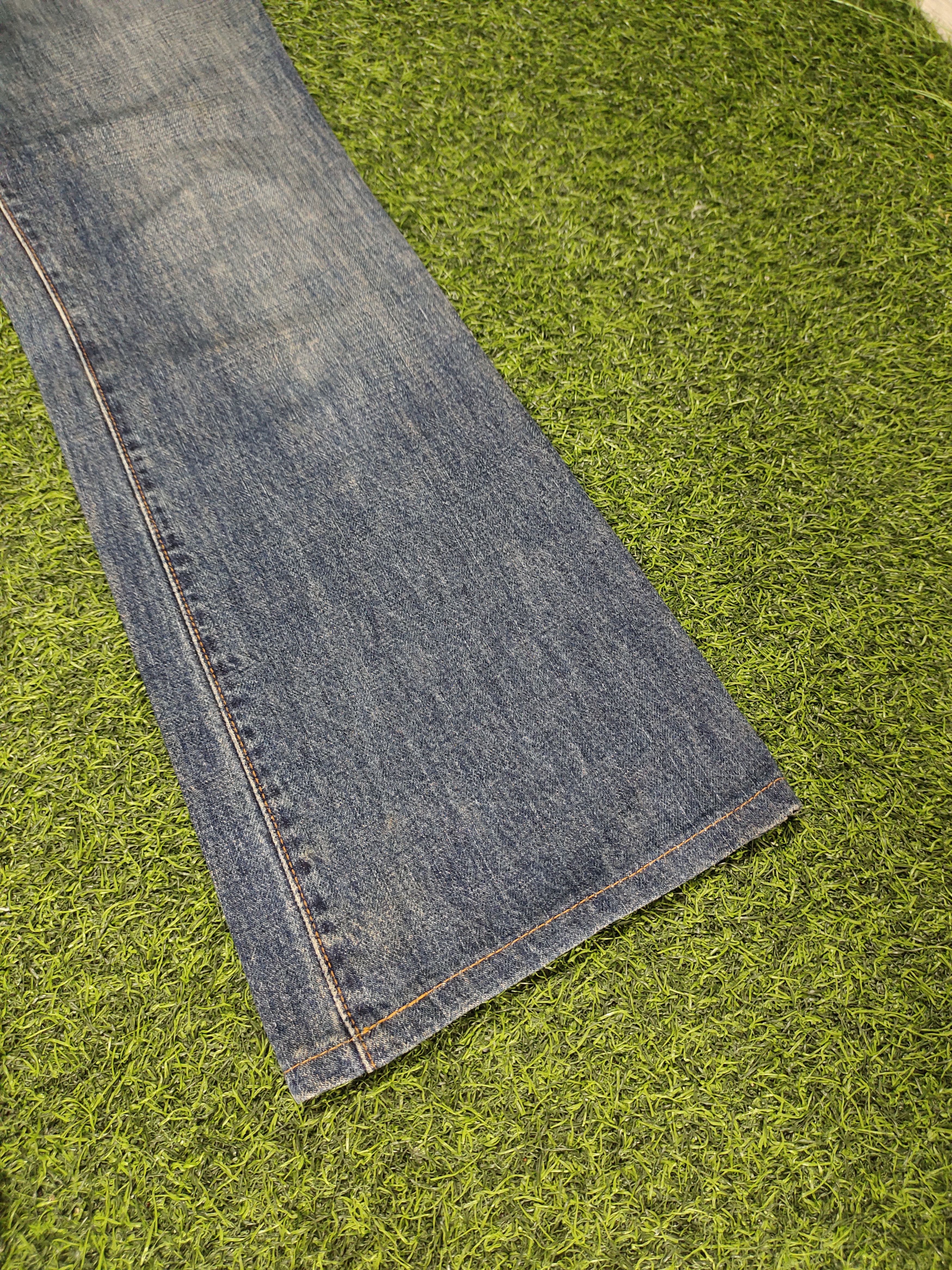 If Six Was Nine Flare Jeans Brappers Japan Faded Distress Denim Bootcut Lgb Size US 28 / EU 44 - 7 Thumbnail