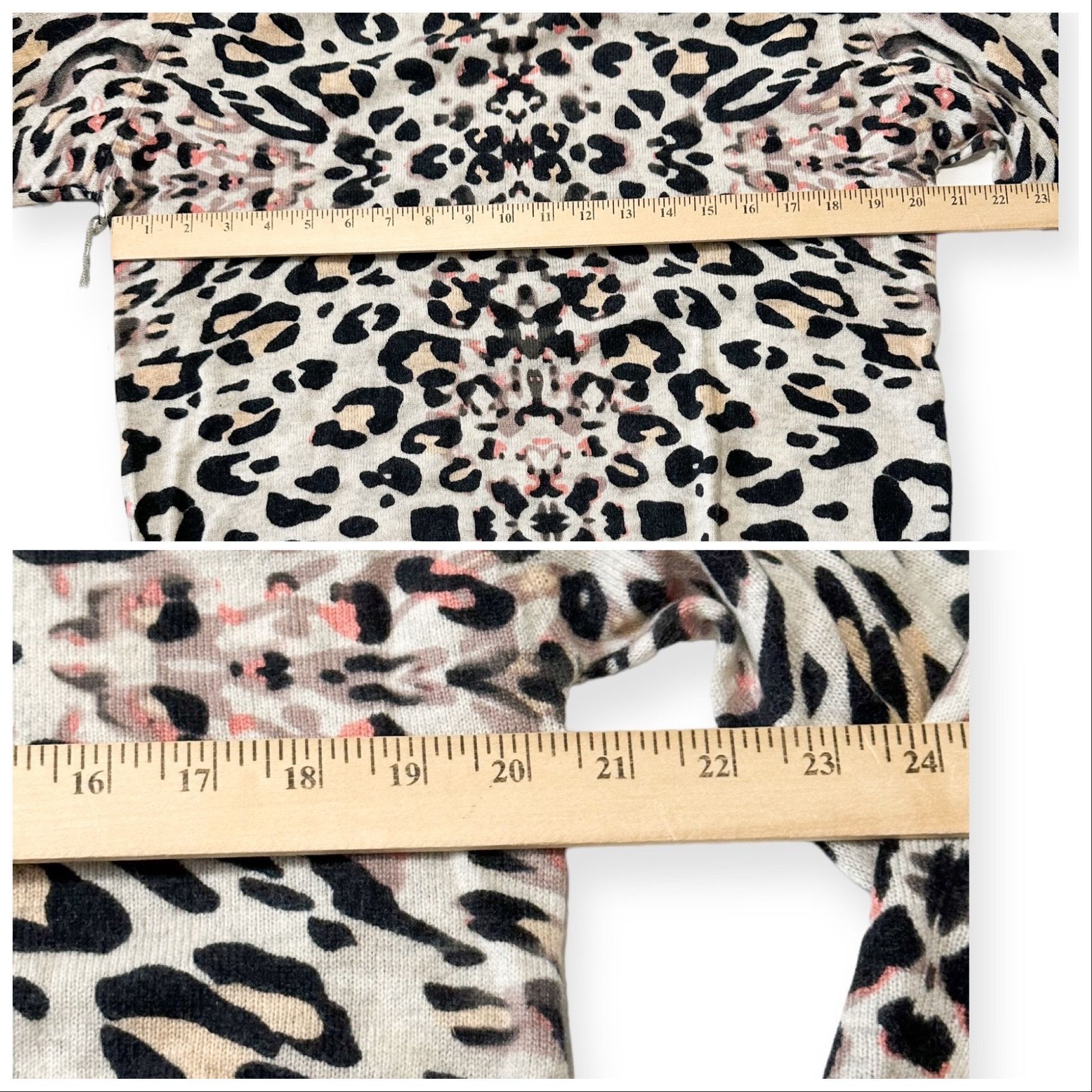 Brochu Walker New with tag, Brochu Walker Kelso Leopard Print Cashmere V- Size XS / US 0-2 / IT 36-38 - 11 Thumbnail