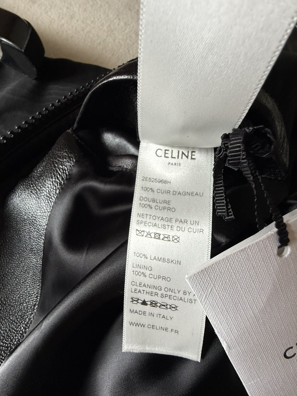 Celine Celine Paul blouson leather aviator jacket Hedi Slimane 44 Size US S / EU 44-46 / 1 - 23 Thumbnail