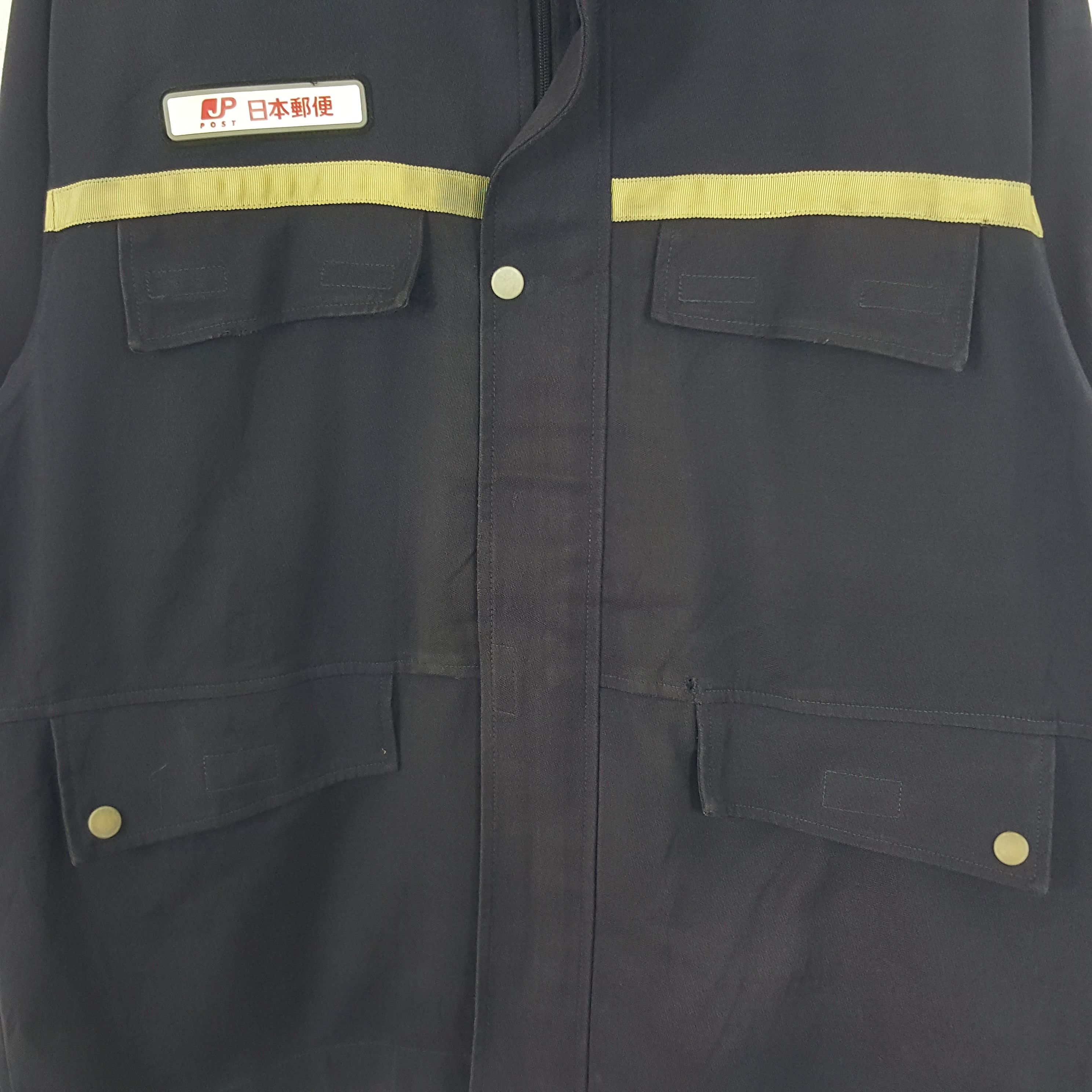 Japanese Brand × Vintage Vintage Japan Post Service Japanese Mechanic Jacket Size US L / EU 52-54 / 3 - 4 Thumbnail