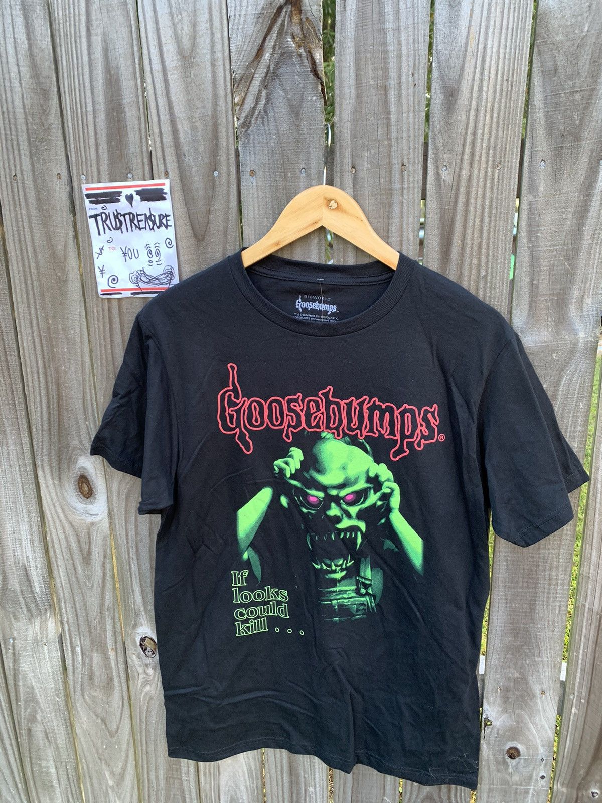 Vintage Rare Goosebumps Mask Tee Size M | Grailed