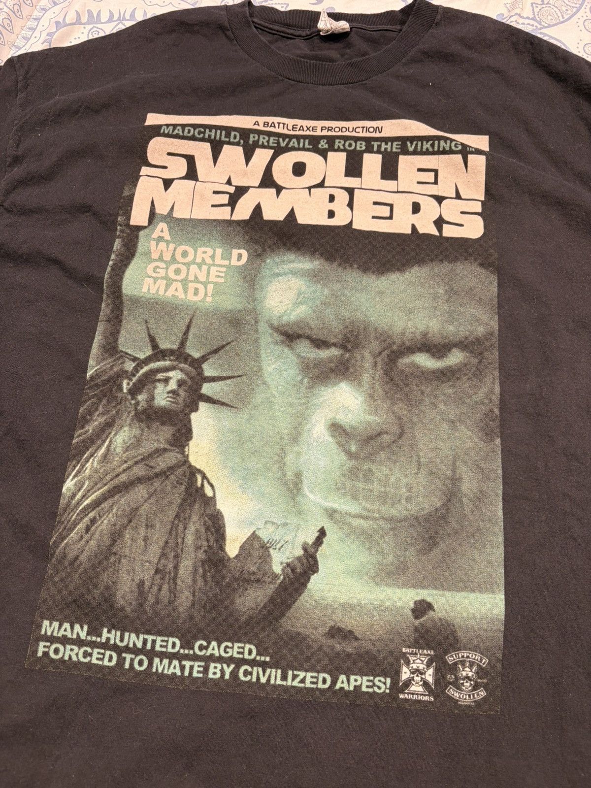 Vintage Swollen Members shirt 2XL Size US XXL / EU 58 / 5 - 2 Thumbnail