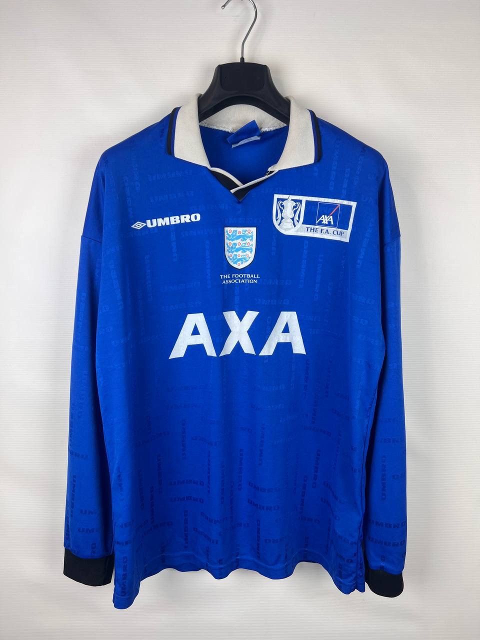 Other England F.A. CUP Shirt AXA 12 number 90s Jersey Umbro XL Size US XL / EU 56 / 4 - 1 Thumbnail