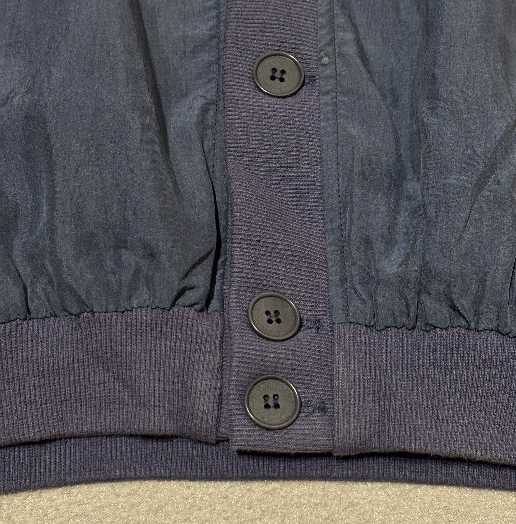 Paul & Shark Paul Shark Bomber Jacket 100% Silk Navy Large Size US L / EU 52-54 / 3 - 10 Thumbnail