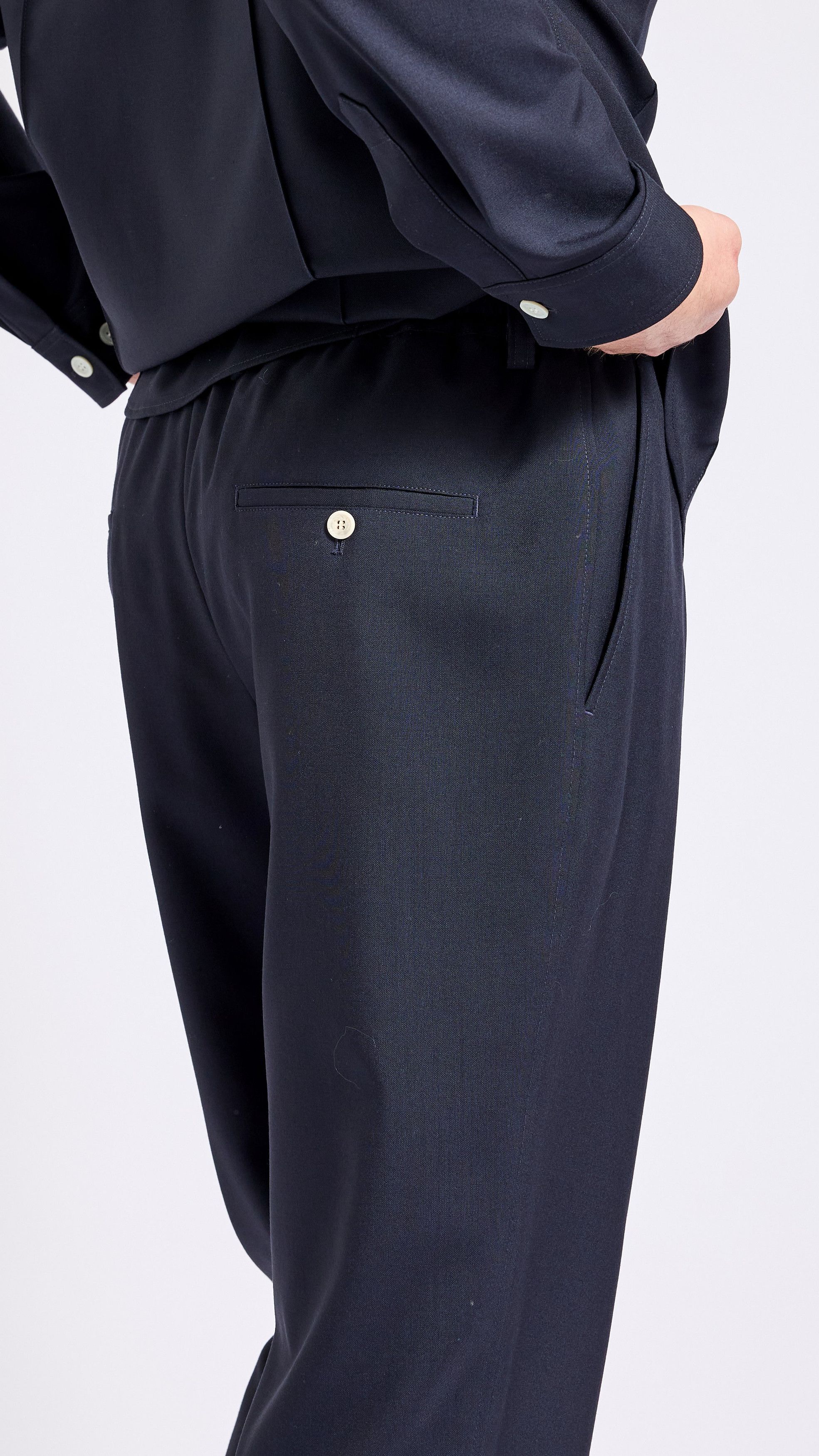 Marni MARNI TROPICAL WOOL ELASTIC WASIT PANTS Size US 32 / EU 48 - 5 Thumbnail