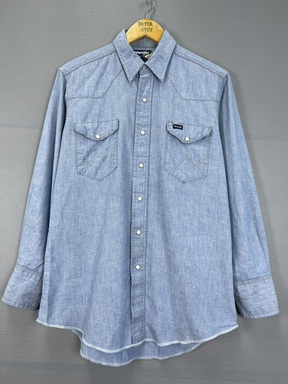 Wrangler Vintage Wrangler Western button shirt Size US XL / EU 56 / 4 - 2 Thumbnail