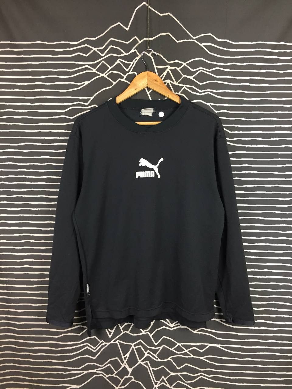 Puma Vtg 90s Puma Classic Logo Performance Long Sleeve Tee Size US M / EU 48-50 / 2 - 2 Thumbnail