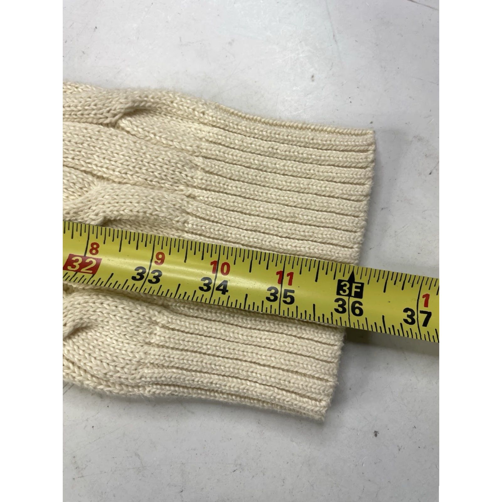 Polo Ralph Lauren VINTAGE Polo Ralph Lauren Sweater Mens XXL Ivory Cable Knit Cotton Crewneck Pullover Size US XXL / EU 58 / 5 - 4 Thumbnail