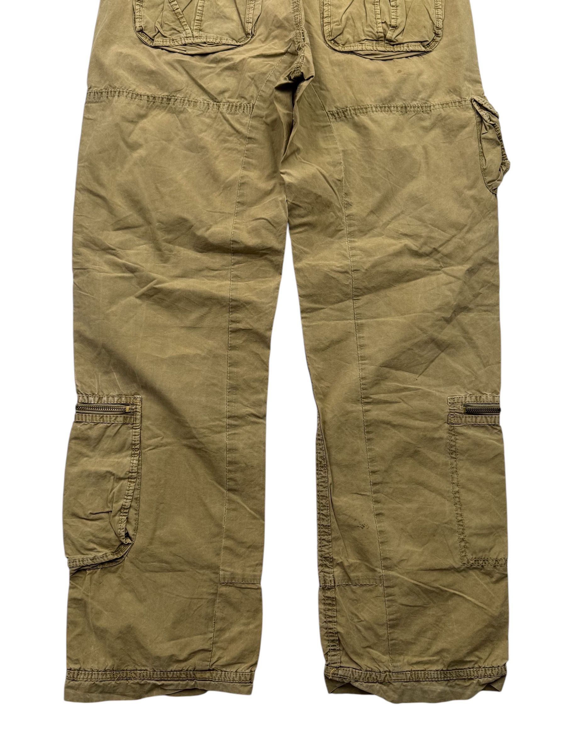 Japanese Brand Vintage Washed Cargo Pants W132(V9) Size US 31 - 12 Thumbnail