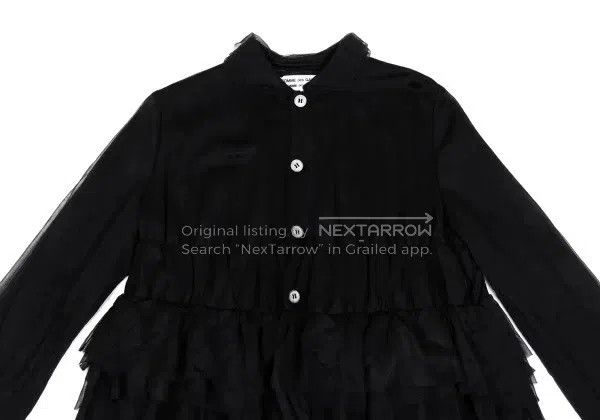 Comme des Garcons Comme Des Garcons Black vintage lace-edged blouse Size S / US 4 / IT 40 - 5 Thumbnail