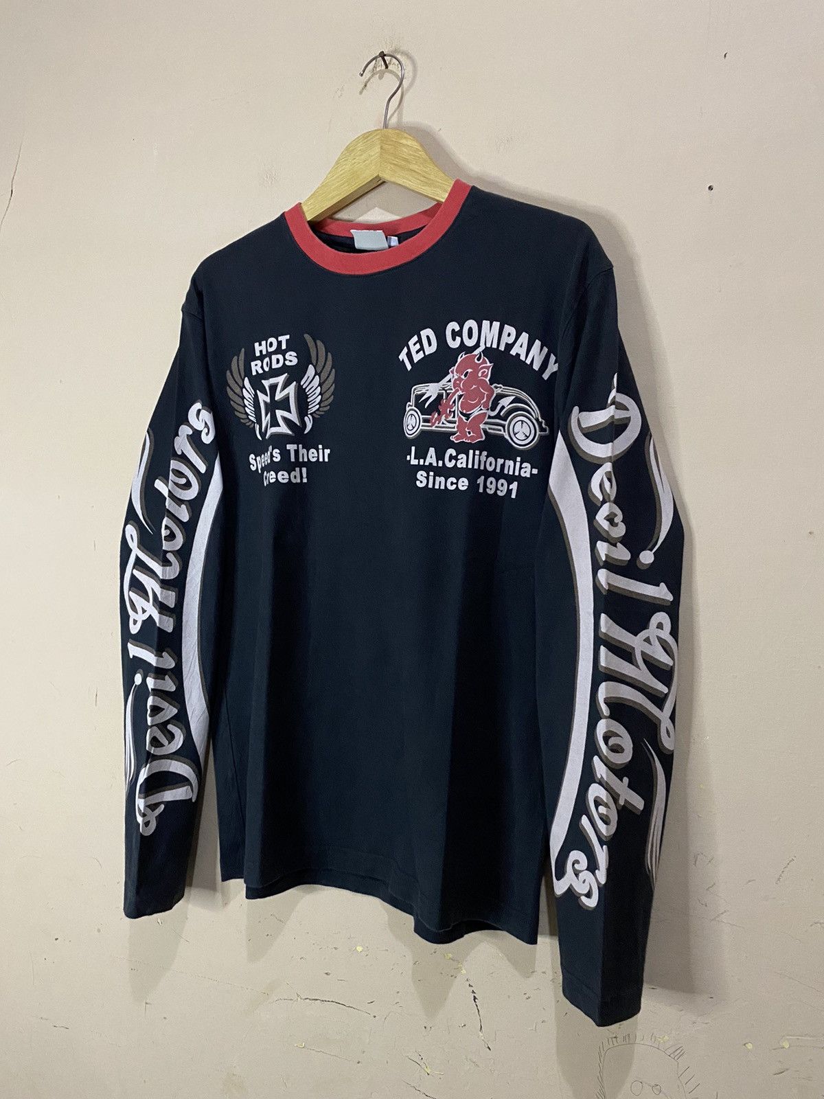 Tedman Rare Tedman Company “Devil Motors” Long Sleeve Size US M / EU 48-50 / 2 - 2 Thumbnail