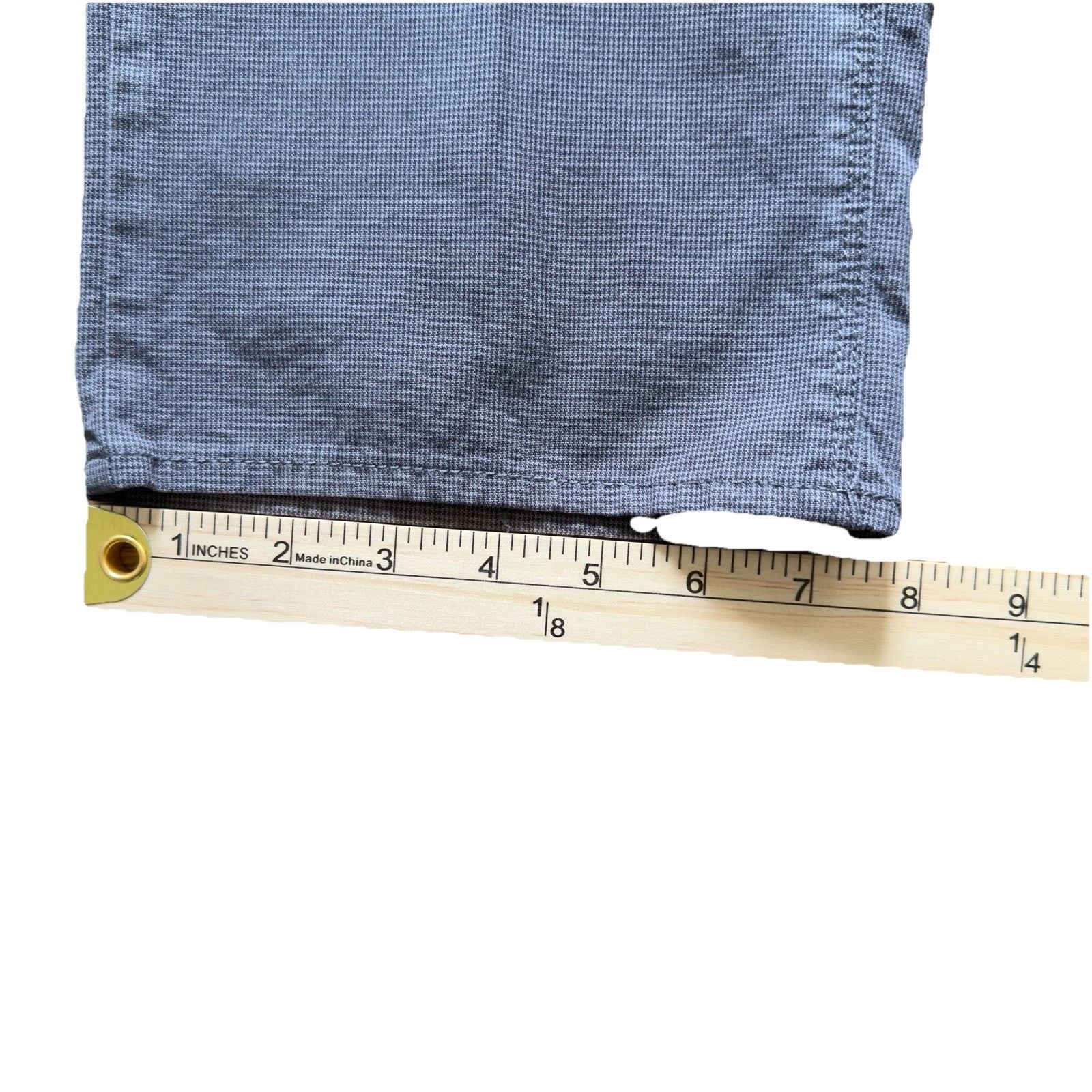Hugo Boss Hugo Boss Maine Regular Fit Grey Micro-Pattern Pants 36x34 Size US 36 / EU 52 - 9 Thumbnail
