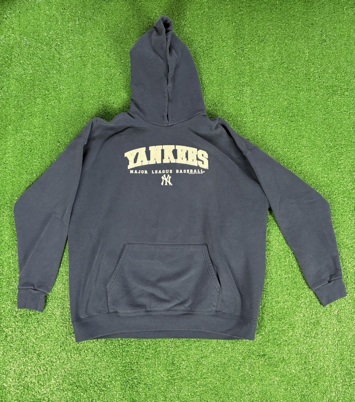 New York Yankees × Vintage Vintage 2007 New York Yankees Hoodie Sweatshirt Size US XL / EU 56 / 4 - 1 Thumbnail