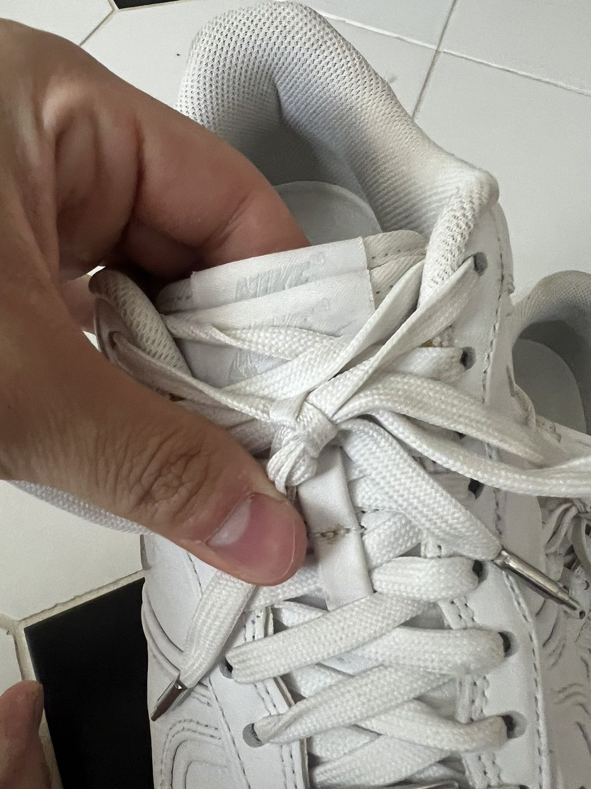 John Elliott × Nike Nike x John Elliott Air Force 1 Low Triple White Size US 11.5 / EU 44-45 - 10 Thumbnail