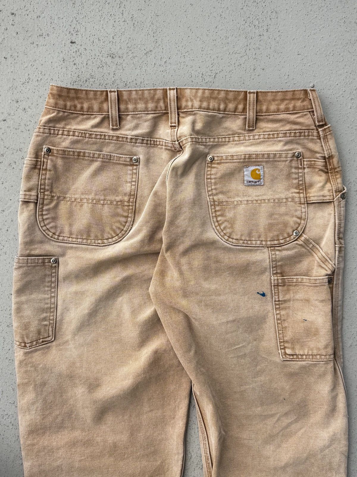 Carhartt Vintage Carhartt Double Knee Pants Beige Sun Fade 34x30 Size US 34 / EU 50 - 7 Thumbnail