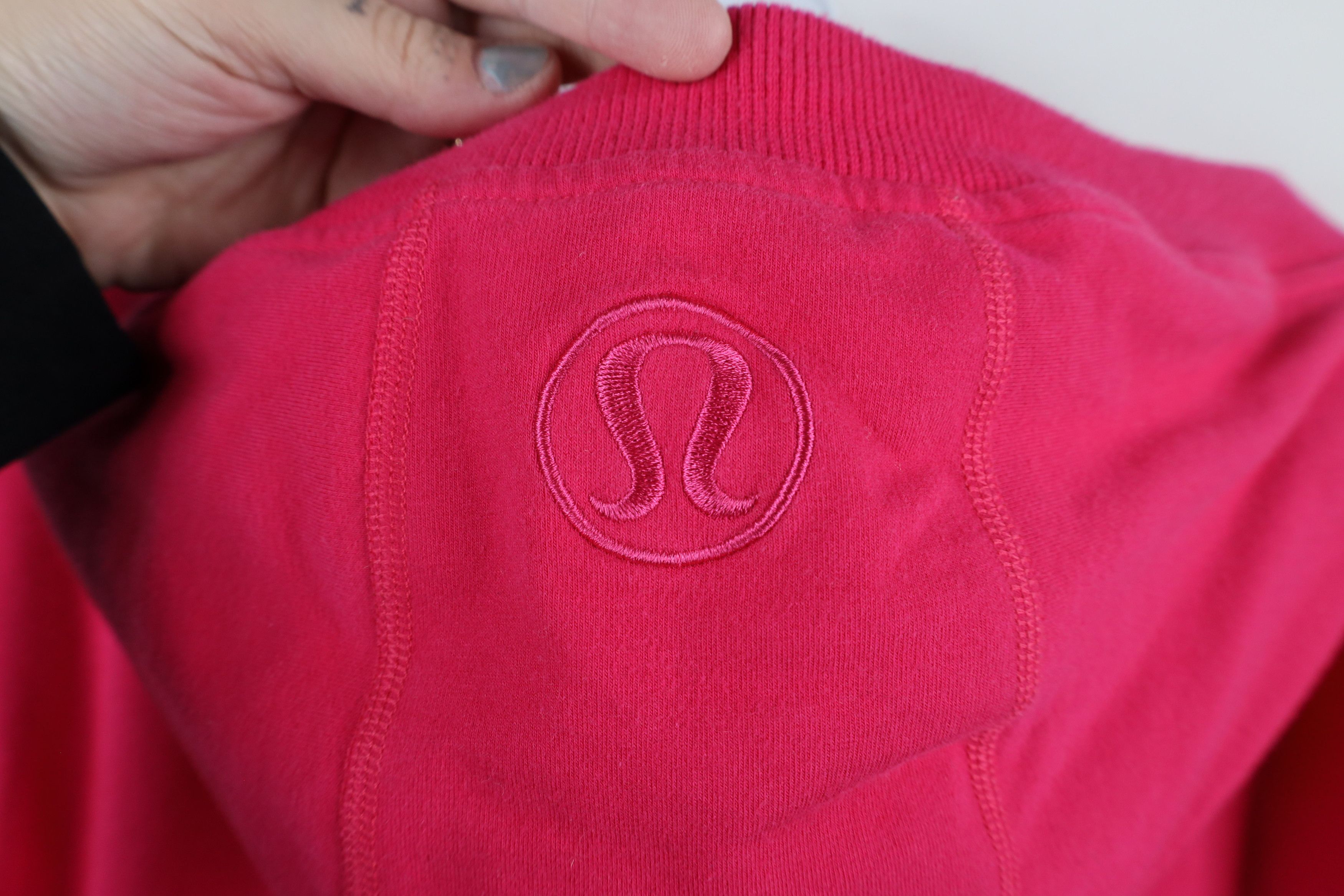 Lululemon × Vintage Vintage Lululemon Scuba Full Zip Hoodie Sweatshirt Pink Size XL / US 12-14 / IT 48-50 - 11 Thumbnail