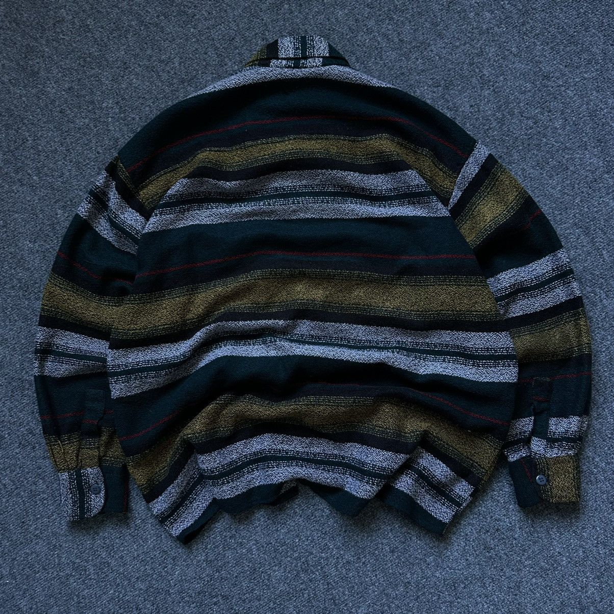 Western Rise VTG Stripped Shirt Button Up Size XL Western 00s USA Hype Size US XL / EU 56 / 4 - 6 Thumbnail