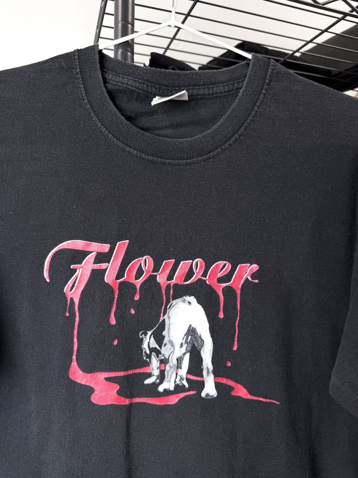 Oi Polloi Vintage Flower Heavy Metal Band Rock T Shirt Punk Y2K Blood Size US M / EU 48-50 / 2 - 2 Thumbnail