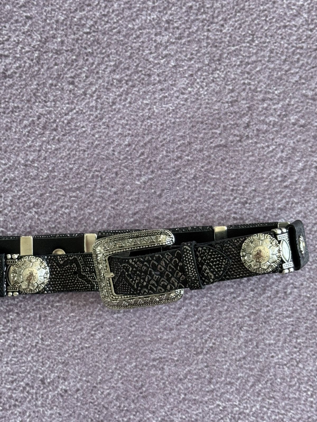 Japanese Brand Vintage Y2K Metal Belt Punk Emo Goth Japanese Style Black Size ONE SIZE - 5 Thumbnail