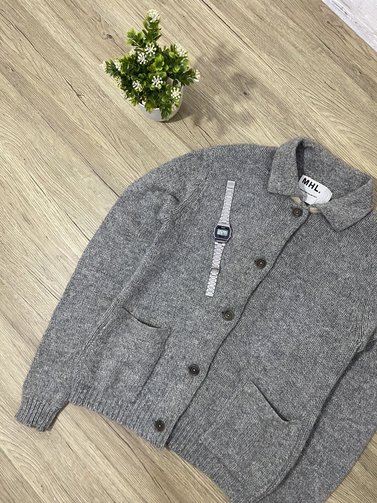 Margaret Howell 💥Grey💥MHL Margaret Howell Sweatshirt Cardigan Size US M / EU 48-50 / 2 - 1 Thumbnail