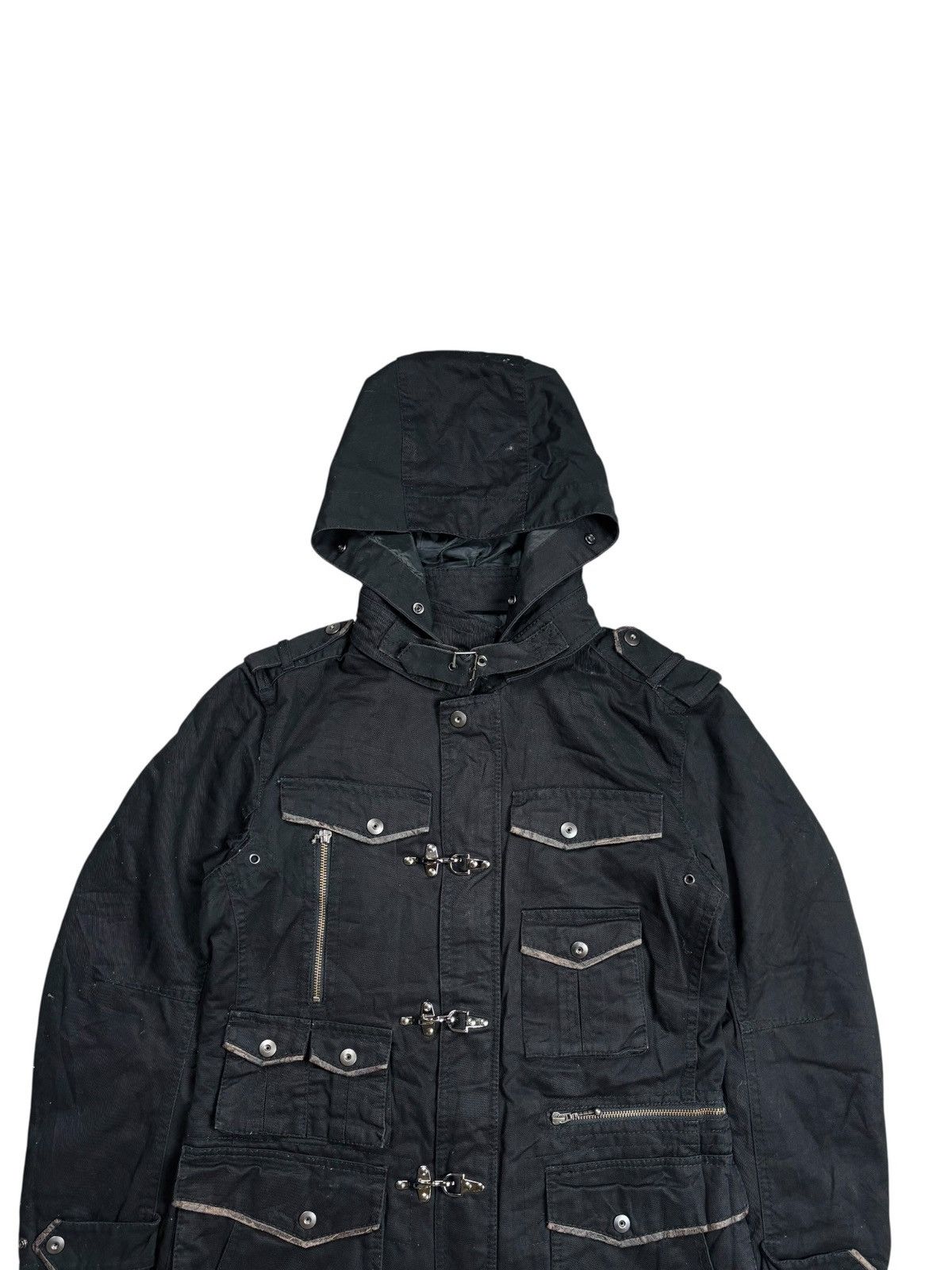 14th Addiction 2000s Hideways Nicole - Fireman Clasp Cargo Jacket Size US L / EU 52-54 / 3 - 4 Thumbnail