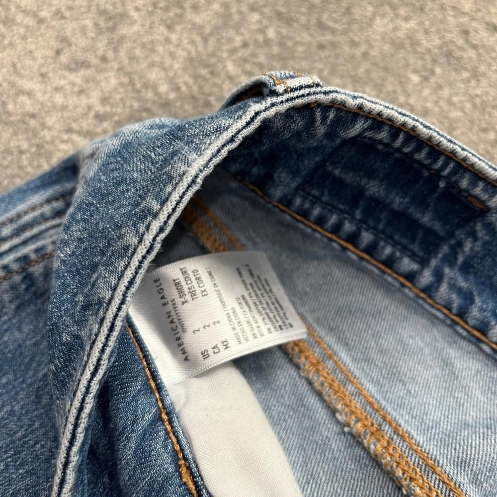 Designer American Eagle relaxed mom jean 2 short Size 26" / US 2 / IT 38 - 7 Thumbnail
